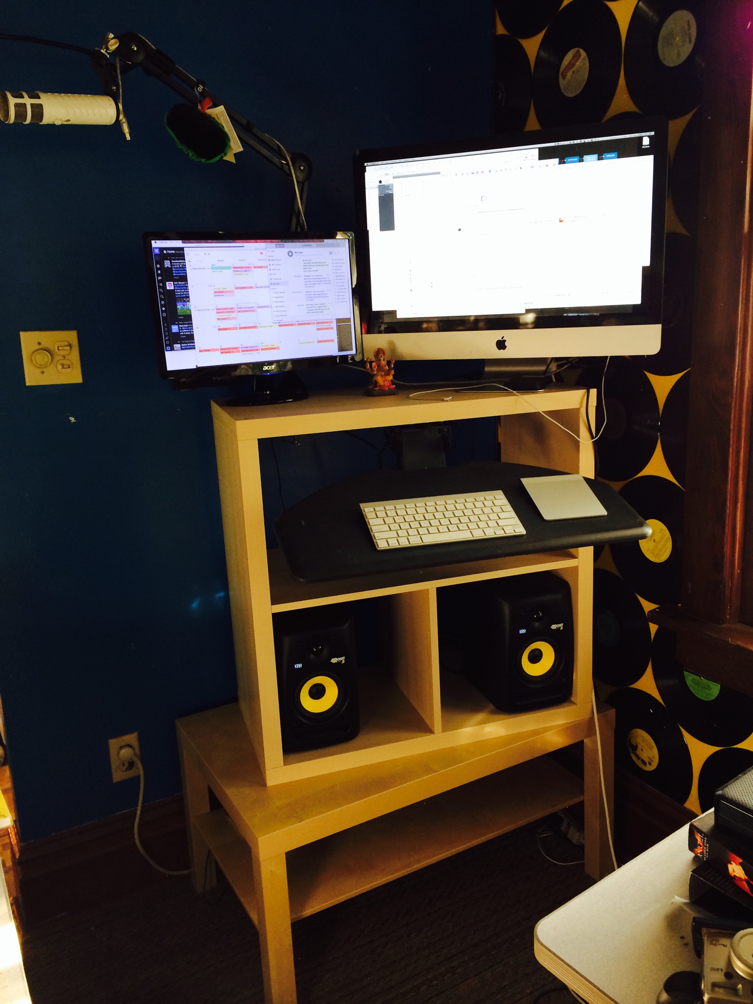 We built a standing desk!